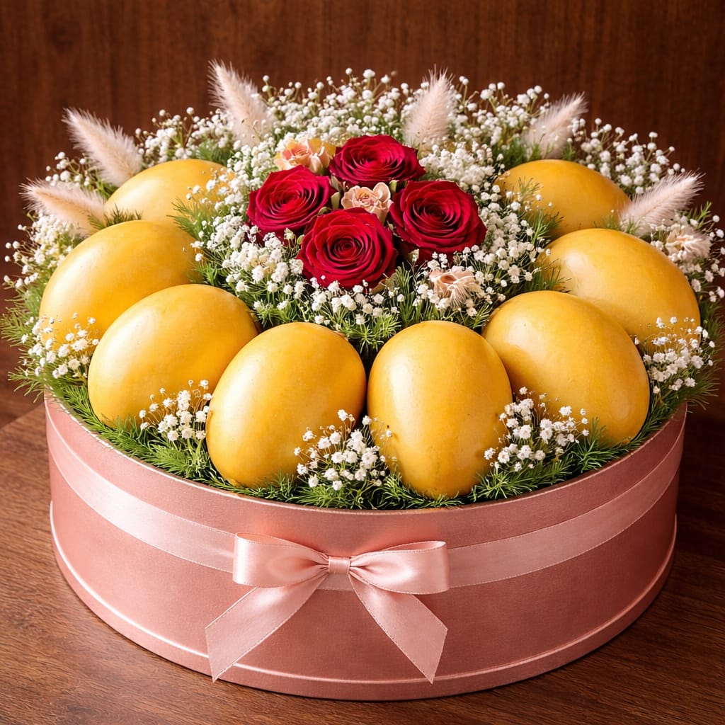 Mango Rose Basket
